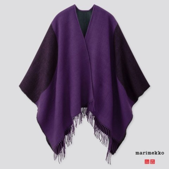 NWOT Marimekko x Uniqlo Poncho Scarf - Picture 1 of 4